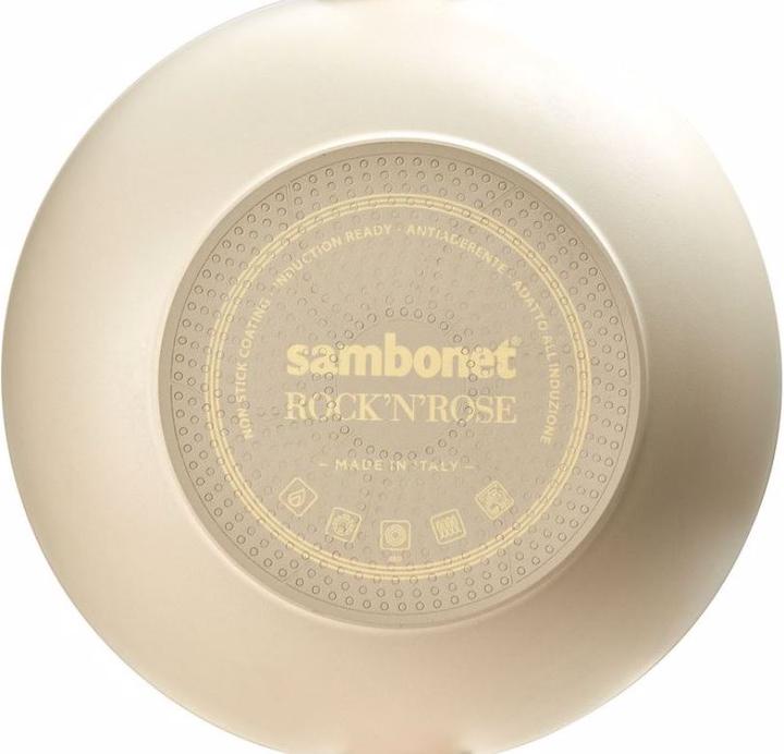 Immagine prodotto Sambonet Padella 28 cm Rock'N'Rose (28 cm, Padella per friggere, Alluminio)