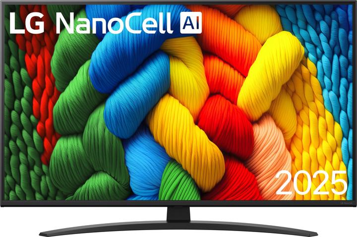 Produktbild LG 43NANO81A6A sw NanoCell LED-TV UHD,Multituner,Smart,PVR,a7,HDR (43", Nano-Cell, 4K)
