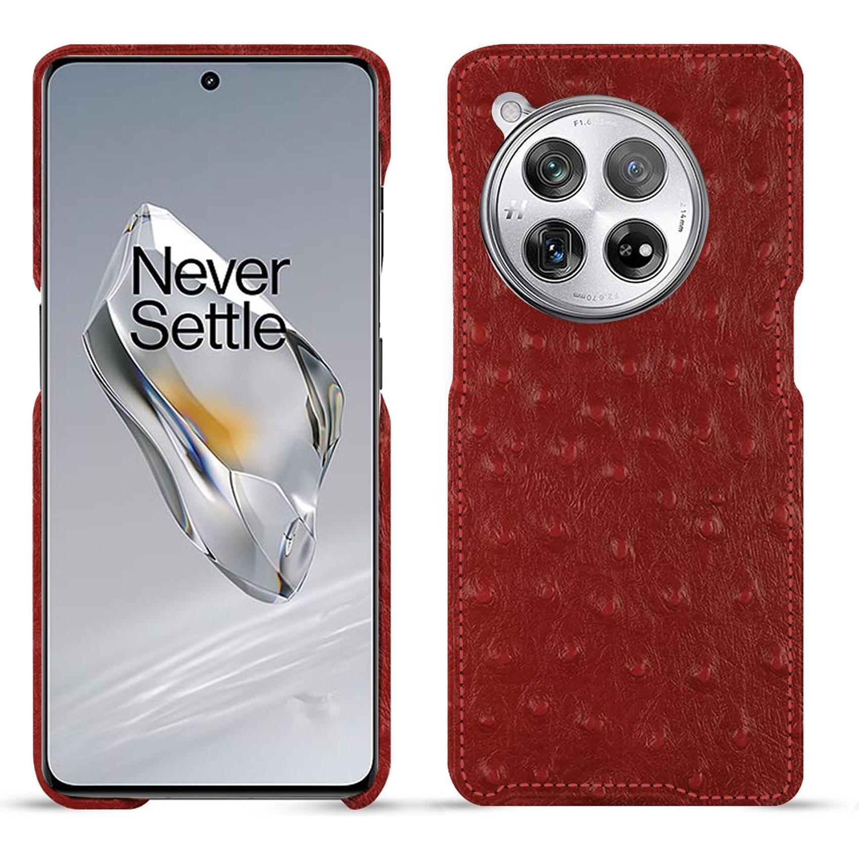 Noreve Lederschutzhülle (OnePlus 12), Smartphone Hülle, Rot