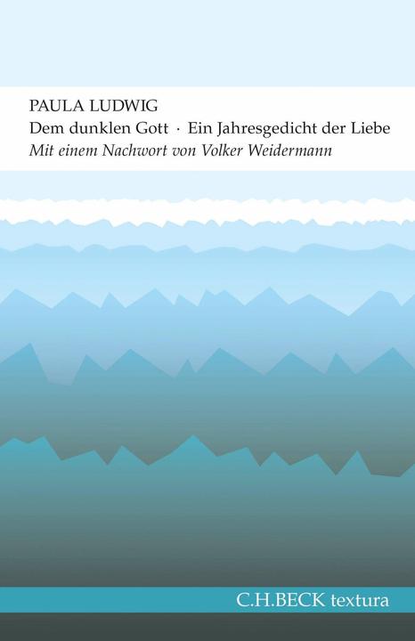 Produktbild Dem dunklen Gott. Ein Jahresgedicht der Liebe (Deutsch, Paula Ludwig, Volker Weidermann, 2015)