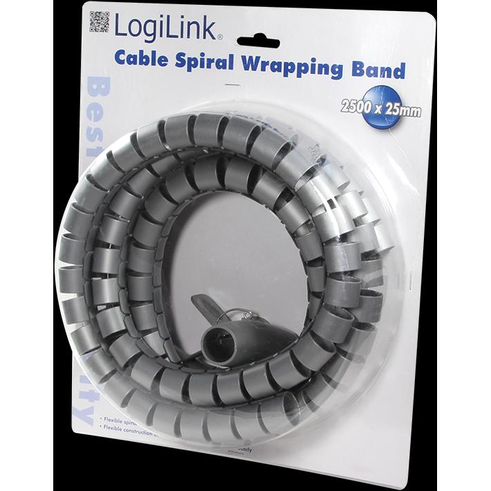 Thumbnail - LogiLink, Kabelschutz + Kabelführung, Kabelschlauch (Kabelschlauch, 2500 mm)