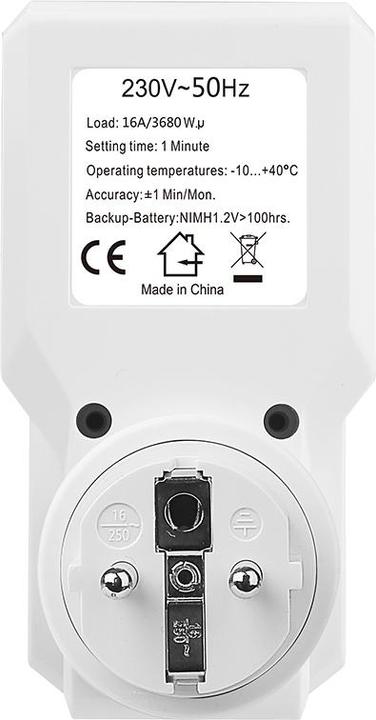 Image du produit Offgridtec Minuterie Prise Schuko avec affichage