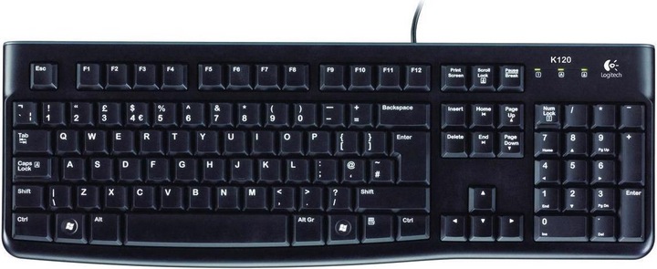 Logitech K120 (CH, Cable)