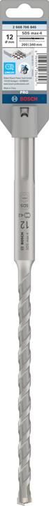 Produktbild Bosch Professional Zubehör PRO SDS max-4 Hammerbohrer, 12 x 200 x 340 mm (12 Millimeter)