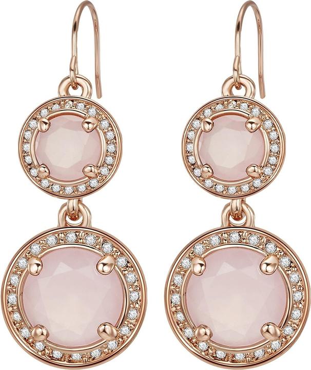 Lulu & Jane Damen Metall-Legierung Glas roségold - 29551 (Metall-Legierung)