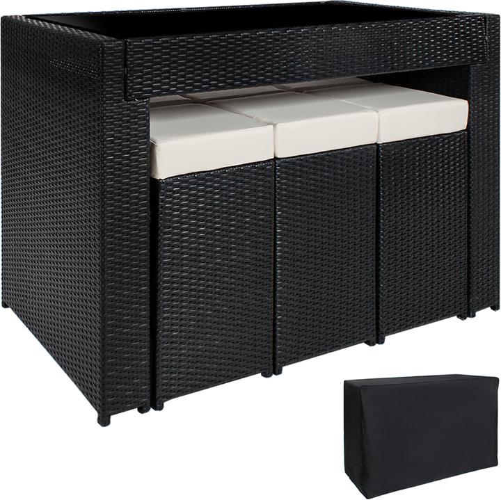 Immagine prodotto tectake set da bar in rattan Ibiza