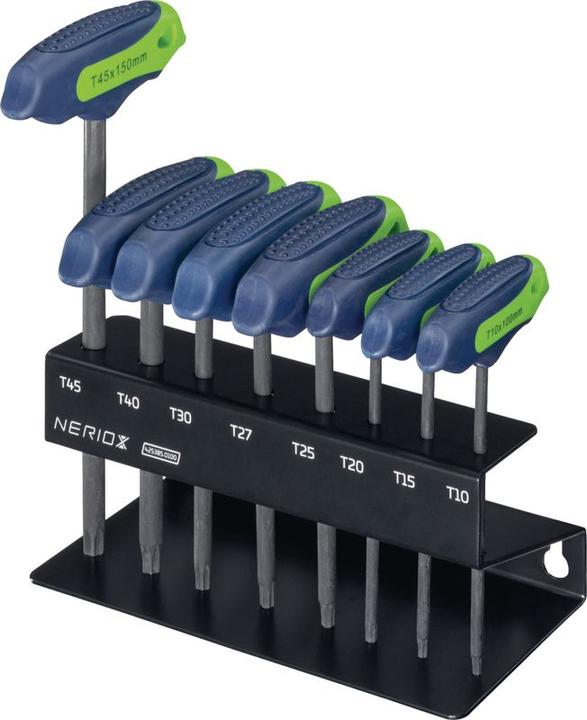 Neriox Schraubenziehersatz für TORX®-Schrauben 8-tlg., T10...T45 (TX)
