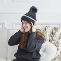 Immagine prodotto Sensly berretto in filato metallizzato con nappe a3, 3- v