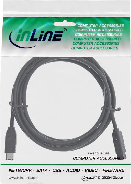 Immagine prodotto InLine Cavo FireWire, 6pol/9pol St/St (1 m)