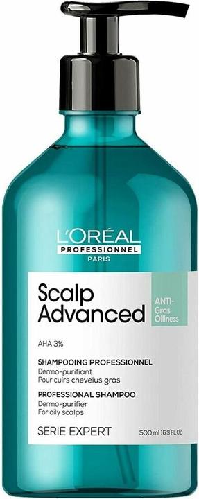 L'Oréal Professionnel LP SE Scalp A-Oily Shp R 500ml Pure Ress (500 ml, Shampoo liquido)