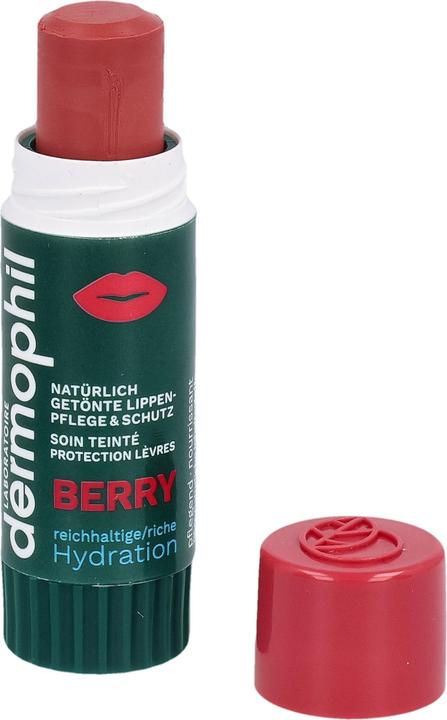 Produktbild Dermophil Lipstick Tinted Berry 4 g (Lippenbalsam, 4 ml)