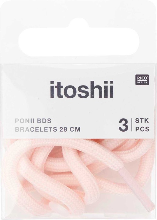 Image du produit Rico Design itoshii bracelets, 3 pièces (25 cm, Polyester (PES), Chlorure de polyvinyle (PVC))