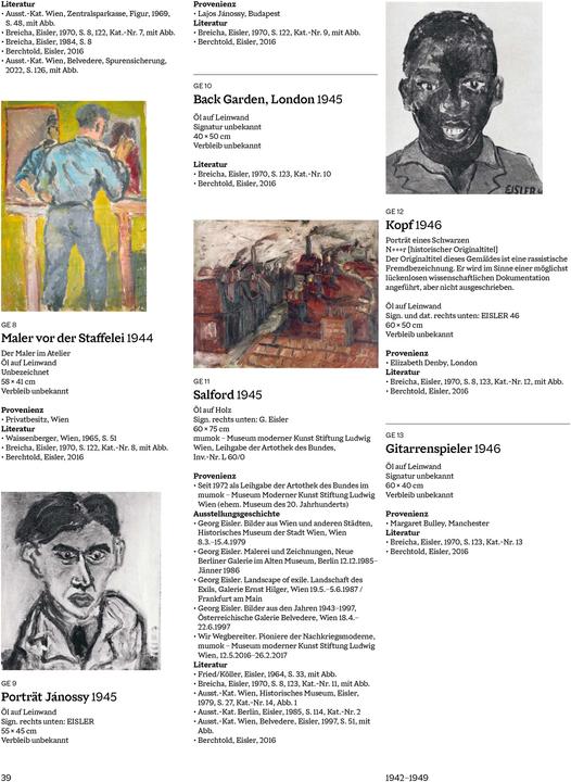 Actual product image Georg Eisler. Werkverzeichnis der Gemälde (English, Ana Petrovic, Christian Huemer, Luisa Ziaja, Marjana Uhde, Stella Rollig, 2024)