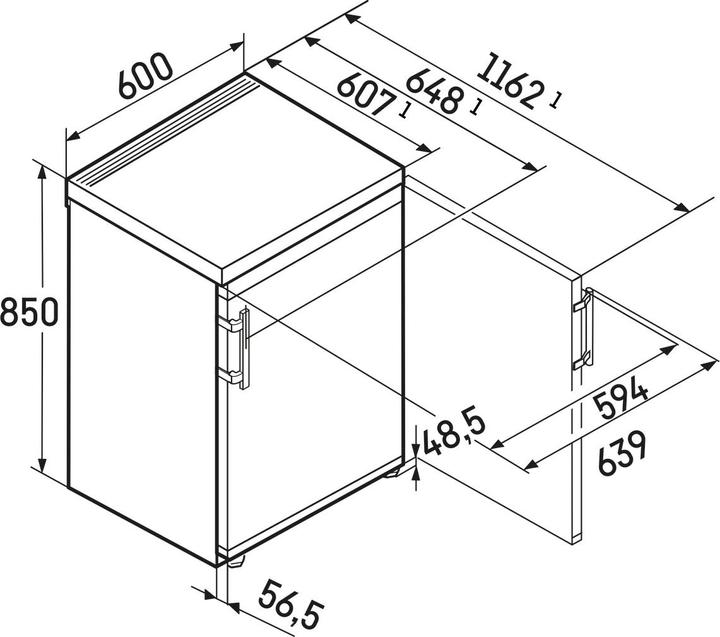Produktbild Liebherr Rsdci 1621 Plus (126 l)