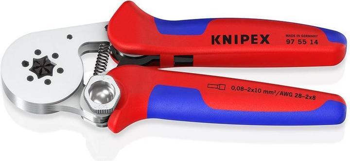Produktbild Knipex Selbsteinstellende Crimpzange für Aderendhülsen (180 mm)
