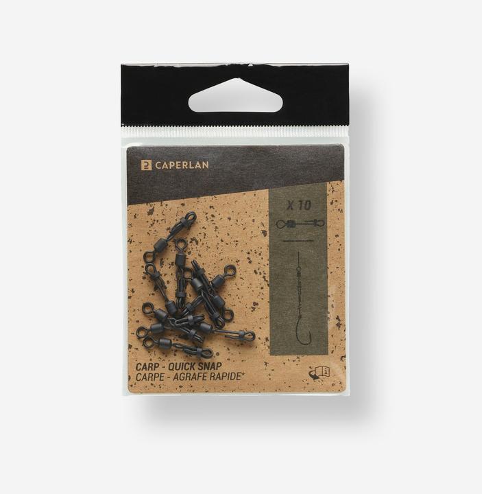 Immagine prodotto Caperlan Girella rapida a scatto Carp Fishing 10 pezzi