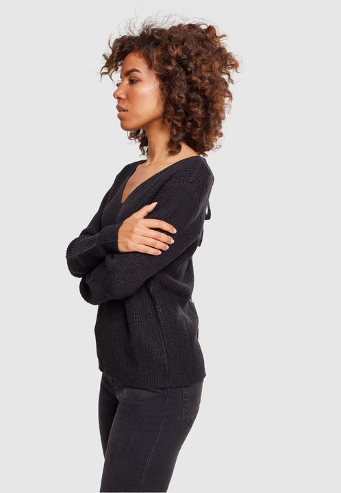Produktbild Urban Classics Ladies Back Lace Up Sweater (L)