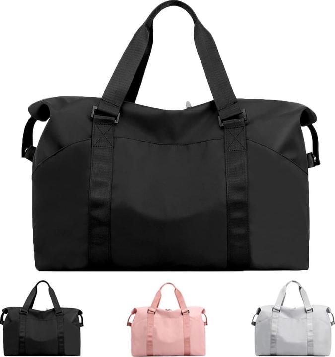 Produktbild Only-Bags.Store Sporttasche mit Nassfach, Freizeithandtasche faltbar, Turnbeutel, Einkaufstasche, Reisetasche für