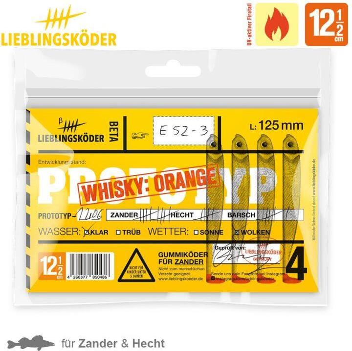 Actual product image Lieblingsköder Fischköder WHISKY ORANGE (12.50 cm)