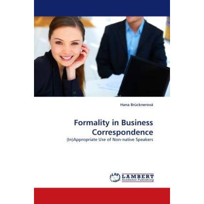 Formality in Business Correspondence, Fachbücher