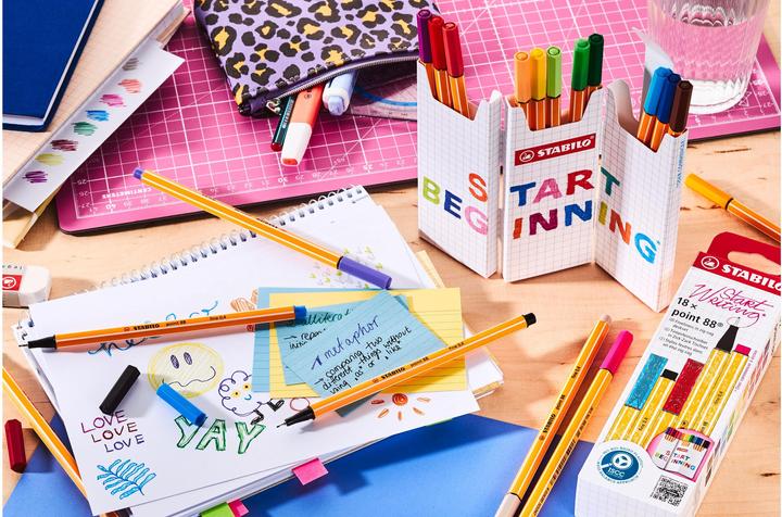 Actual product image STABILO Point 88 Zick Zack 18er Etui (Multicolor, 18 x)
