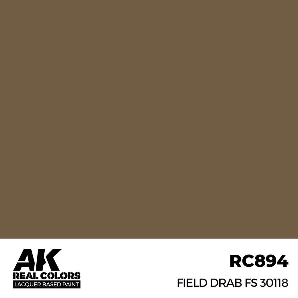 AK Interactive, Künstlerfarbe + Bastelfarbe, Field Drab FS 30118 17 ml. (17 ml)