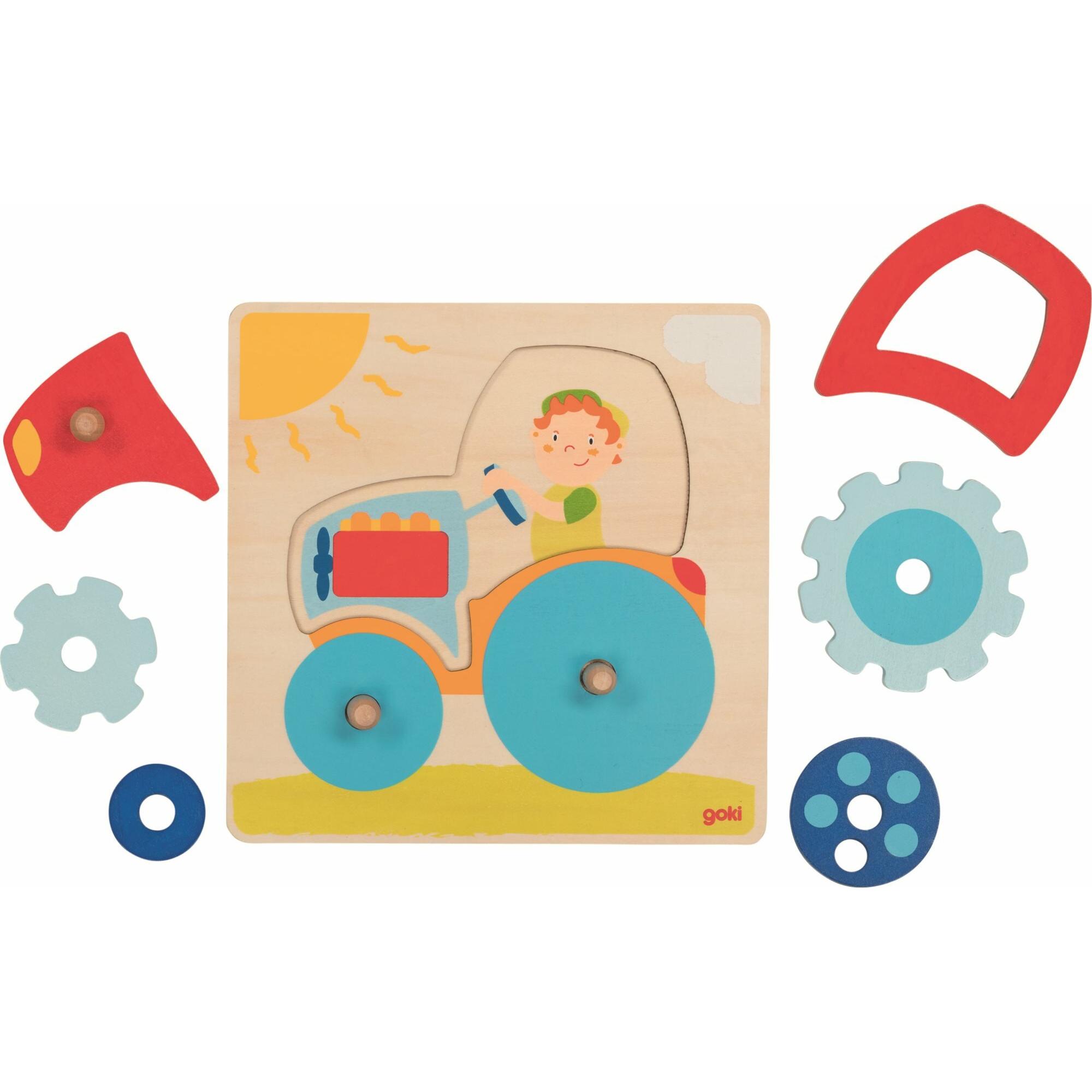 Thumbnail - Robert Kuhn Steckpuzzle Traktor (6 Teile)