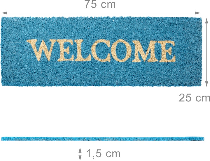 Produktbild Relaxdays Fussmatte (75 x 25 x 1.5 cm)