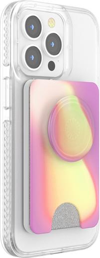 Actual product image PopSockets PopWallet + Magsafe Aurange, Befestigung: Magnet