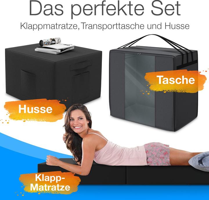 Actual product image Bestschlaf Folding mattress incl. cover & transport bag (90 x 200 cm, Foam core)