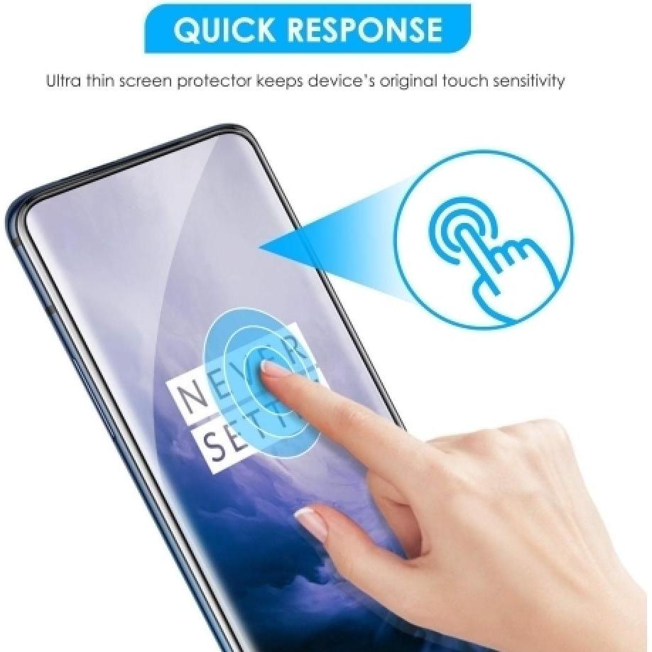 Thumbnail - Screenguard OnePlus 8 Full Screen Panzerglas Schutzfolie 2.5D 9H (1 Stück, Oneplus 8), Smartphone Schutzfolie, Schwarz