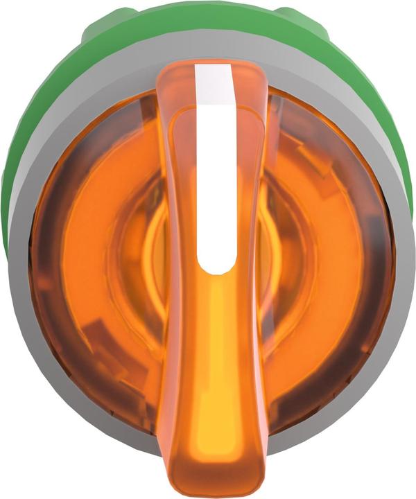 Actual product image Schneider Electric Illuminated selector switch, front, plastic, ZB5AK1753C0