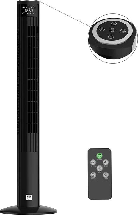 Produktbild SHE s.r.l. Turmventilator, Schwarz (50 dB)