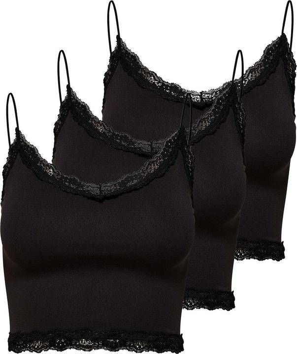 Immagine prodotto Only Onlvicky Lace Seamless Cropped Top 3p (M, S)