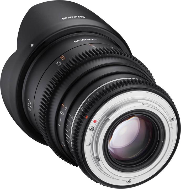 Actual product image Samyang MF 24mm T1.5 VDSLR MK2 Canon RF (Canon RF, full size, APS-C / DX, Micro Four Thirds)
