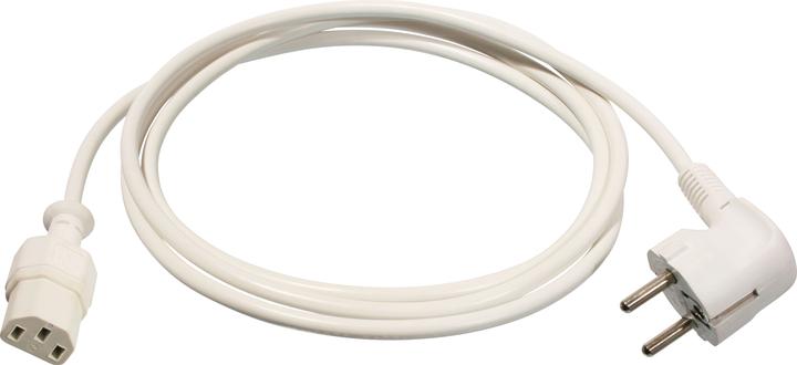 As - Schwabe Kaltgeräte-Zuleitung 70°C 2m, weiss (2 m)