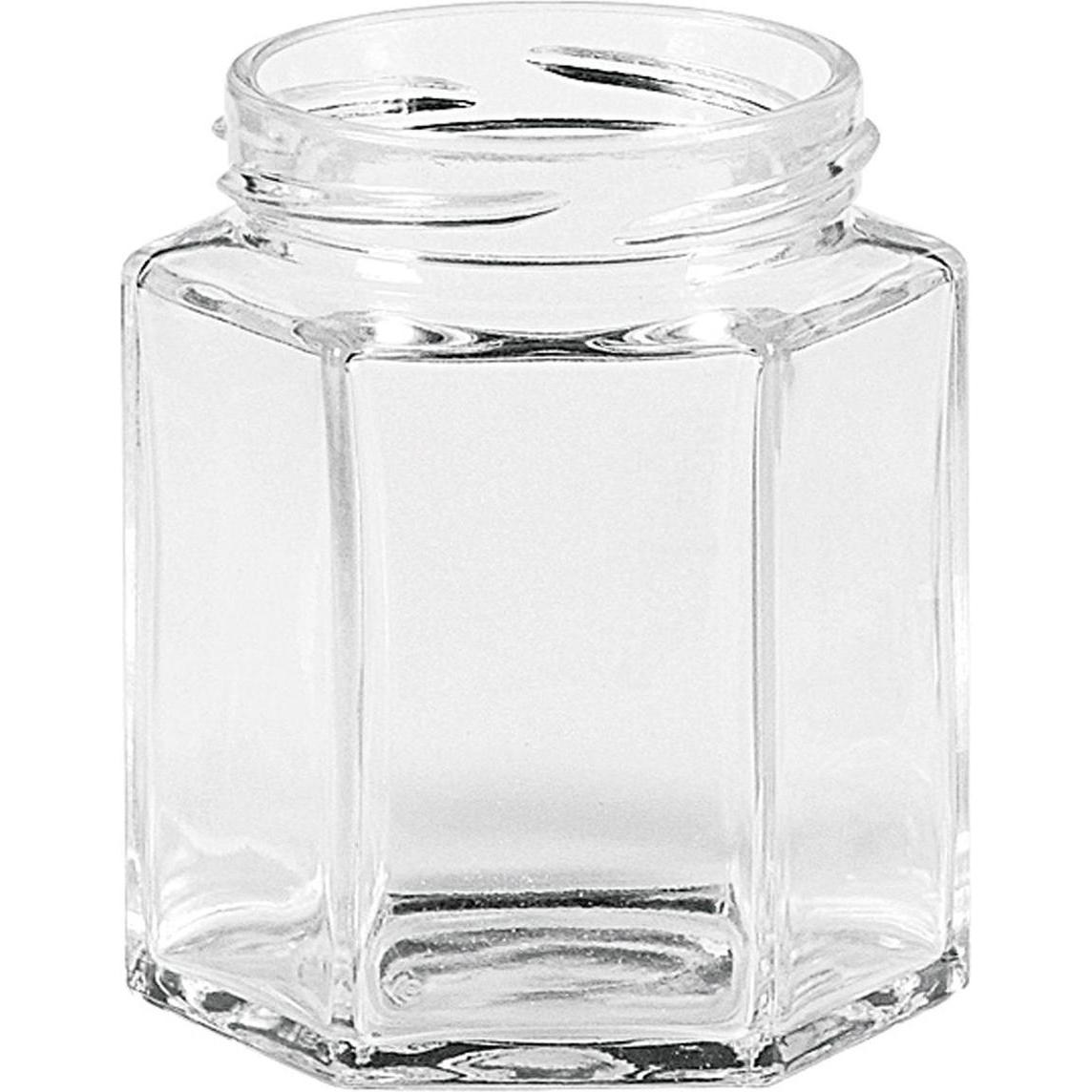 Dosen-Zentrale Sechseckglas (24 Stk., 0.05 l) (DOSEN-ZENTRALE) Mindestbestellmenge: 24 Stück