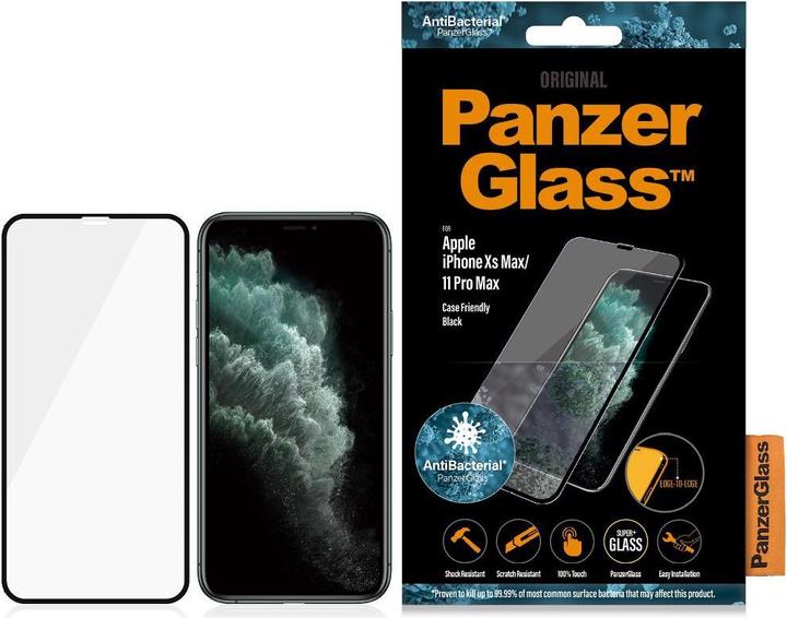 PanzerGlass Displayschutz (1 Stk., Apple iPhone 11 Pro Max, Apple iPhone XS Max)