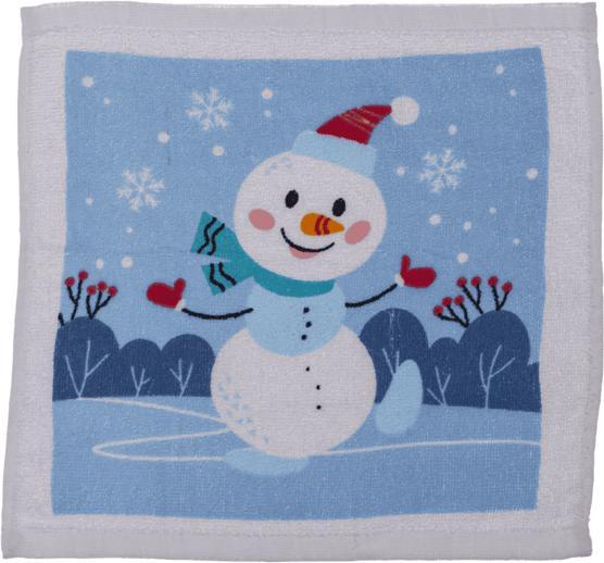 Produktbild Magni Magisches Baumwoll-Handtuch Winter Friends 30x30cm 4fach sortiert (30 x 30 cm)