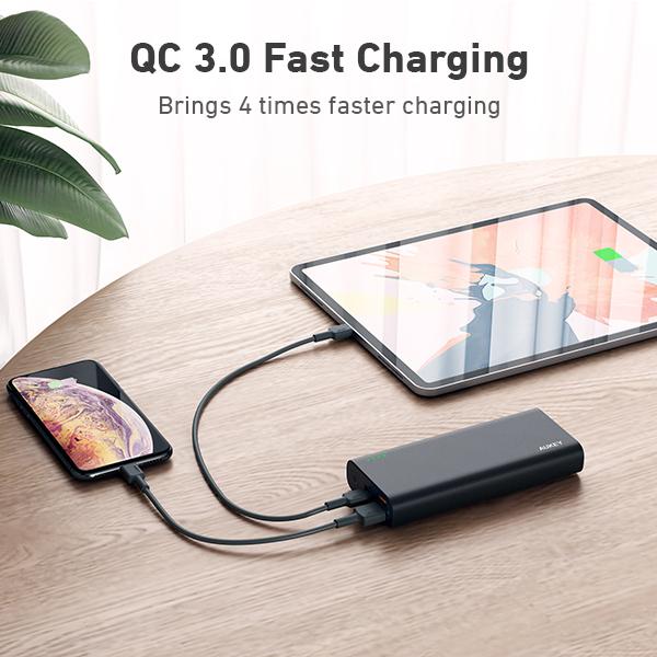 Image du produit Aukey Powerbank PB-XD13 (20000 mAh, 18 W, 77 Wh)