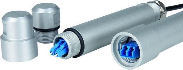 Telegärtner LWL Verbindungsmodul IP67 LC-Kupplung Multimode TOC FEM H02052A0253 (Netzwerk Kupplung)