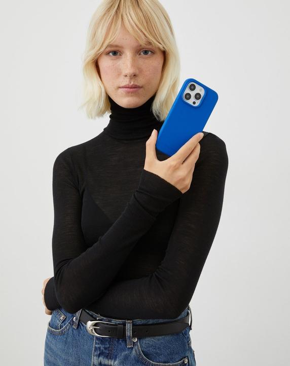 Actual product image iDeal Of Sweden Designer Silicone Cover Cobalt Blue (Apple iPhone 15 Plus)
