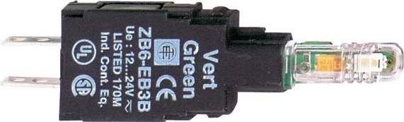 Produktbild Schneider Electric Leuchtmeldergehäuse 230/240V grün