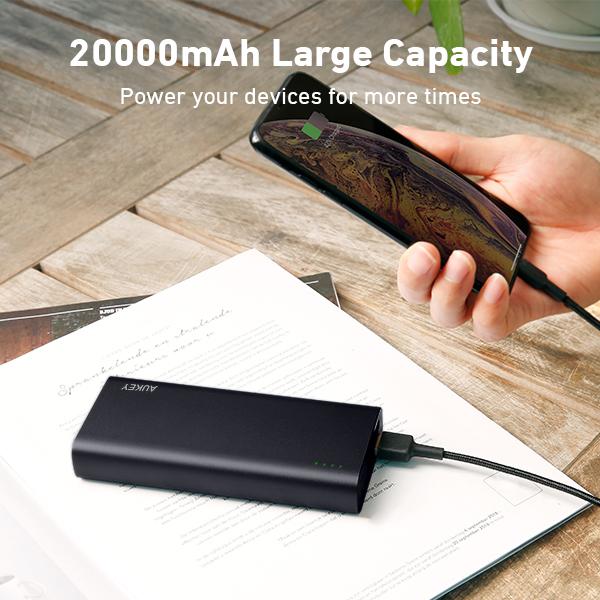 Image du produit Aukey Powerbank PB-XD13 (20000 mAh, 18 W, 77 Wh)