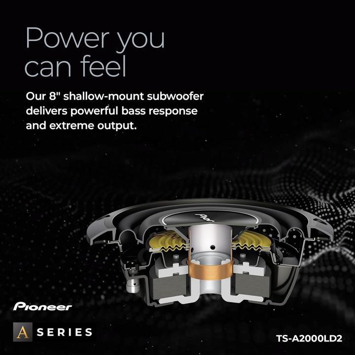 Image du produit Pioneer 8″ CAISSON DE BASSES TS-A2000LD2 (700 W)