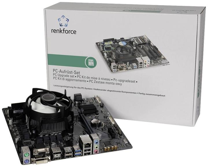 Produktbild Renkforce PC Tuning-Kit Intel® Core™ i3 14100 4.7 GHz 16 GB DDR5-RAM M.2 PCIe N (LGA 1700, Intel H610, mATX)