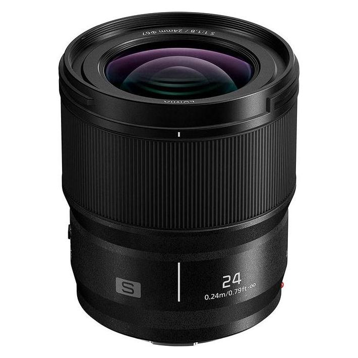 Panasonic Lumix S 24mm f/1.8 (L-Mount, Vollformat), Objektiv, Schwarz