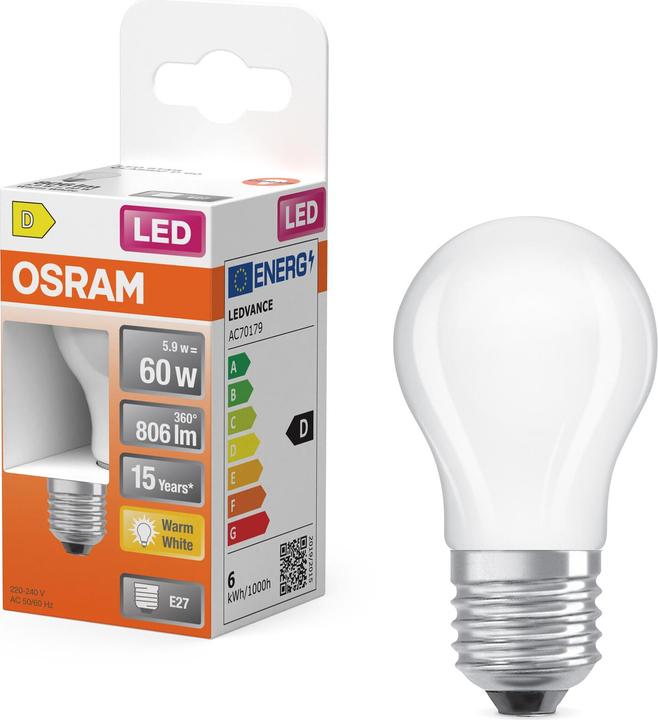 Produktbild Osram Led Retrofit Classic P (E27, 5.50 W, 806 lm, 1 x, D)