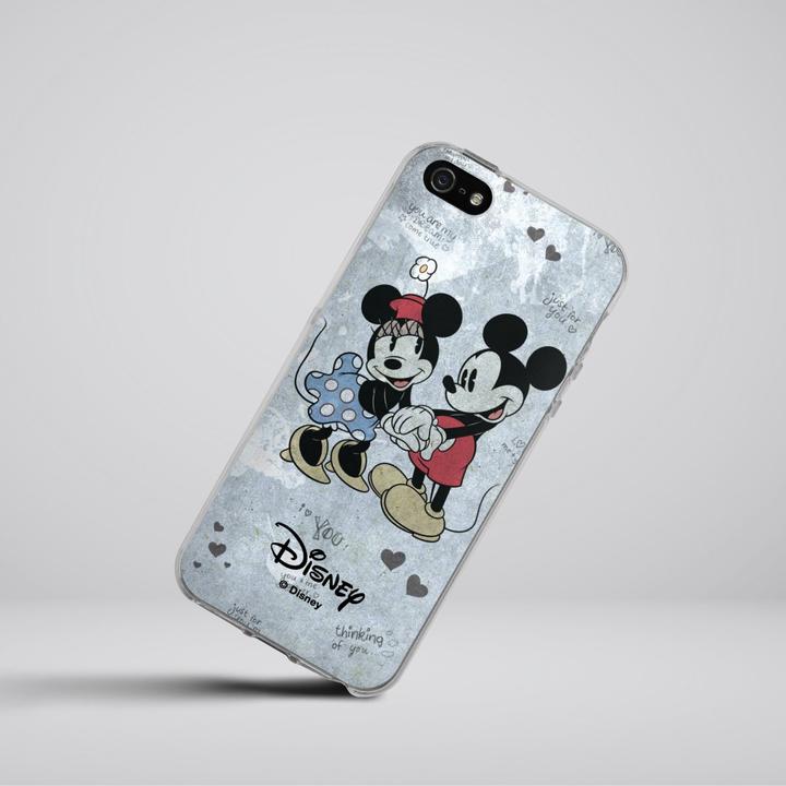 Produktbild DeinDesign Silikon Hülle für Apple iPhone 5s Handyhülle Case Smartphone Schutzhülle Disney Mickey & Minnie (Apple iPhone 5s)