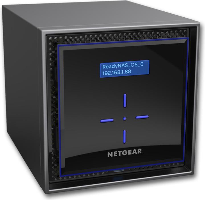 Produktbild Netgear ReadyNAS 424 4-bay Desktop 4x4TB Enterprise dual core Intel® C-3338 Atom server processor 2GB DDR... (4 x 4 TB)